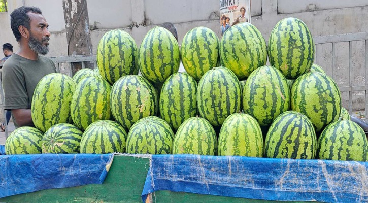 তরমুজের দাম চড়া, বিক্রি ৩০০ থেকে ৭০০ টাকায়