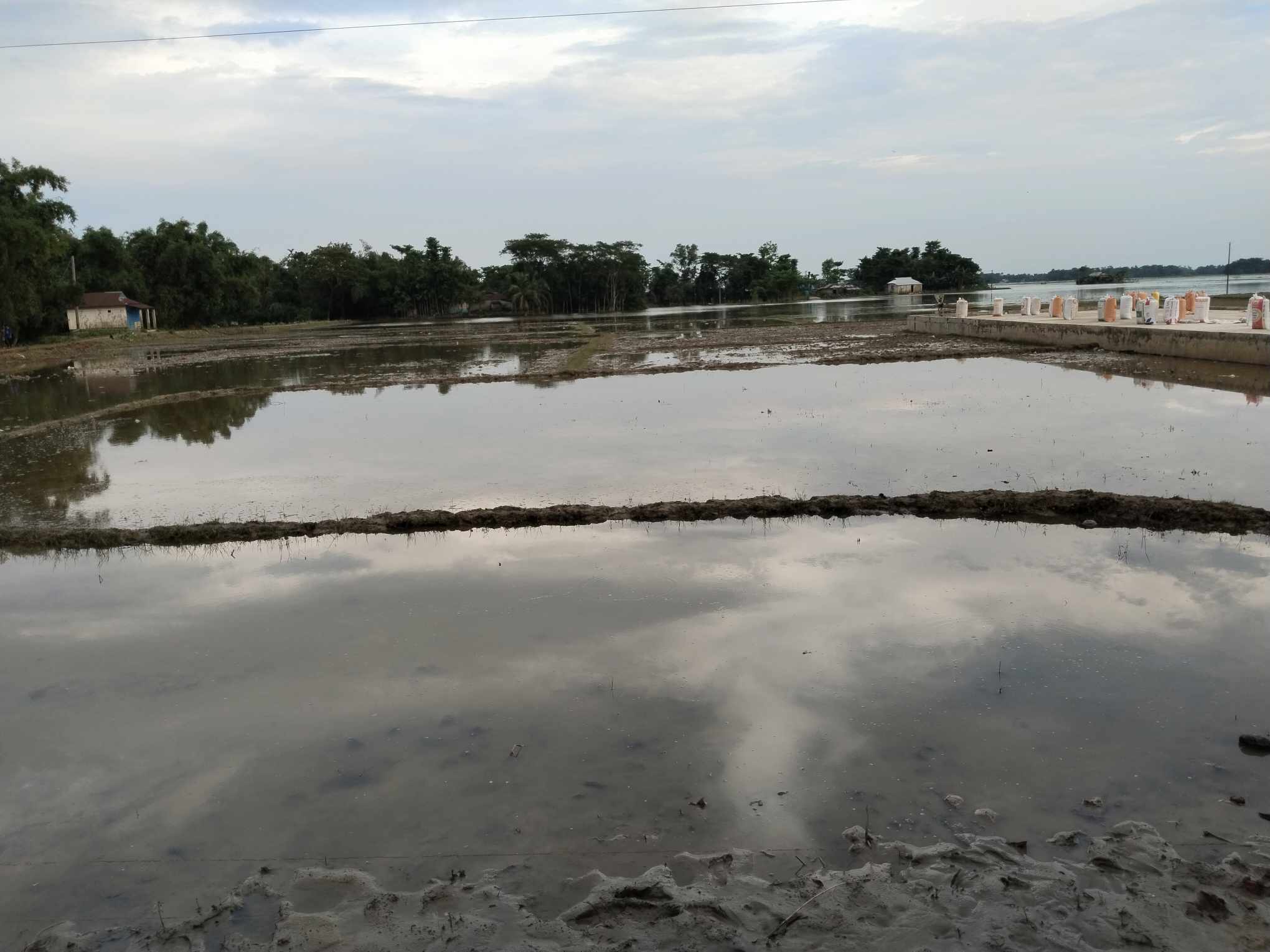 সুনামগঞ্জে ফের বন্যার আশঙ্কা