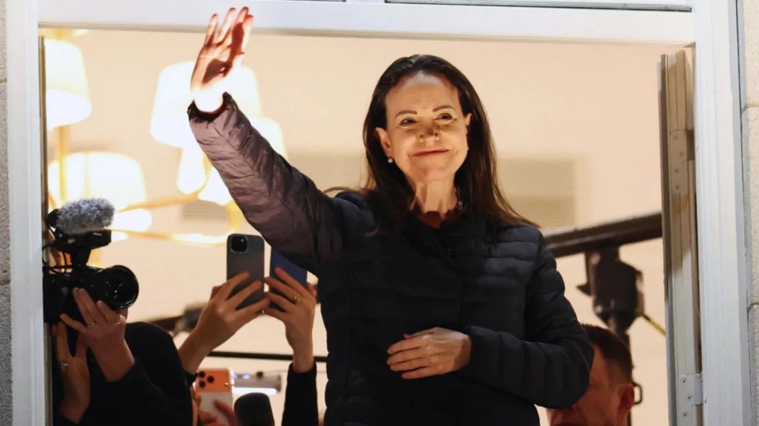 ১১ মাস পর প্রকাশ্যে এলেন শান্তিতে নোবেলজয়ী মাচাদো