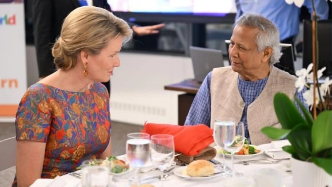 প্রধান উপদেষ্টার সঙ্গে বেলজিয়ামের রানির সাক্ষাৎ