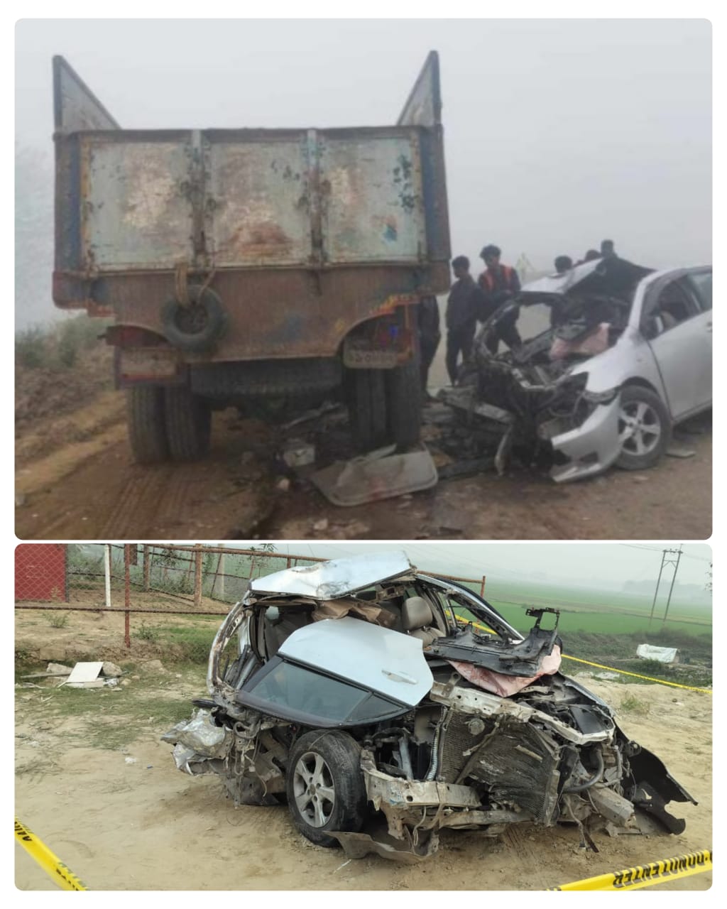 ওসমানীনগরে ট্রাক ও প্রাইভেট কার মুখোমুখি সংঘর্ষ: নিহত  ৪