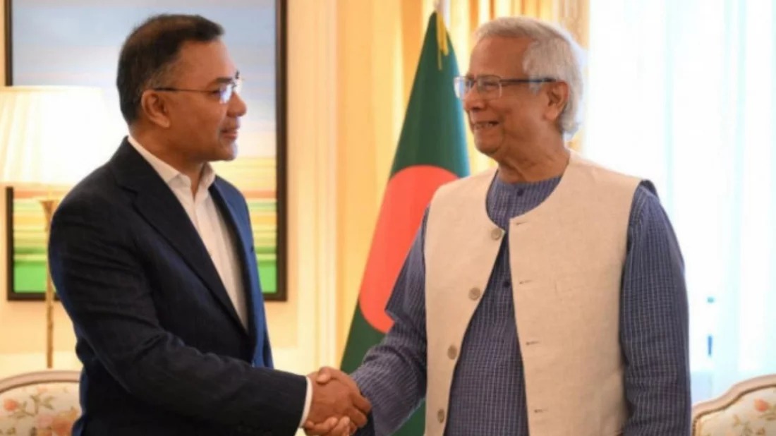 নির্বাচনে নিরঙ্কুশ জয়: তারেক রহমানকে প্রধান উপদেষ্টার অভিনন্দন বার্তা